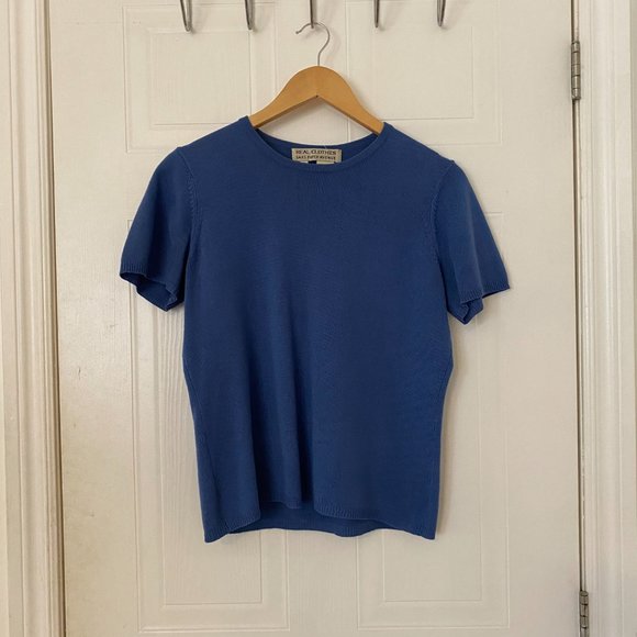 Vintage Saks Fifth Avenue Silk & Cashmere Sweater Set / Size Small - Picture 4 of 4